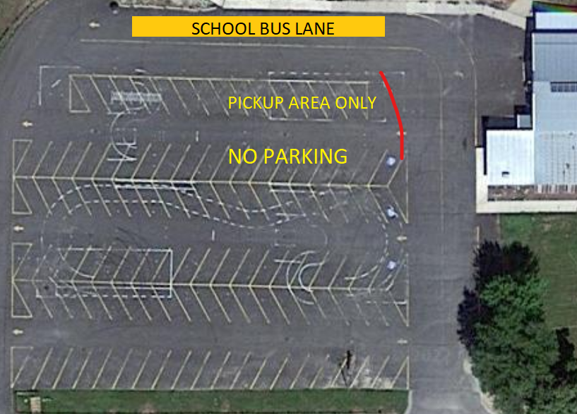 Lone Rock School Parking Lot 